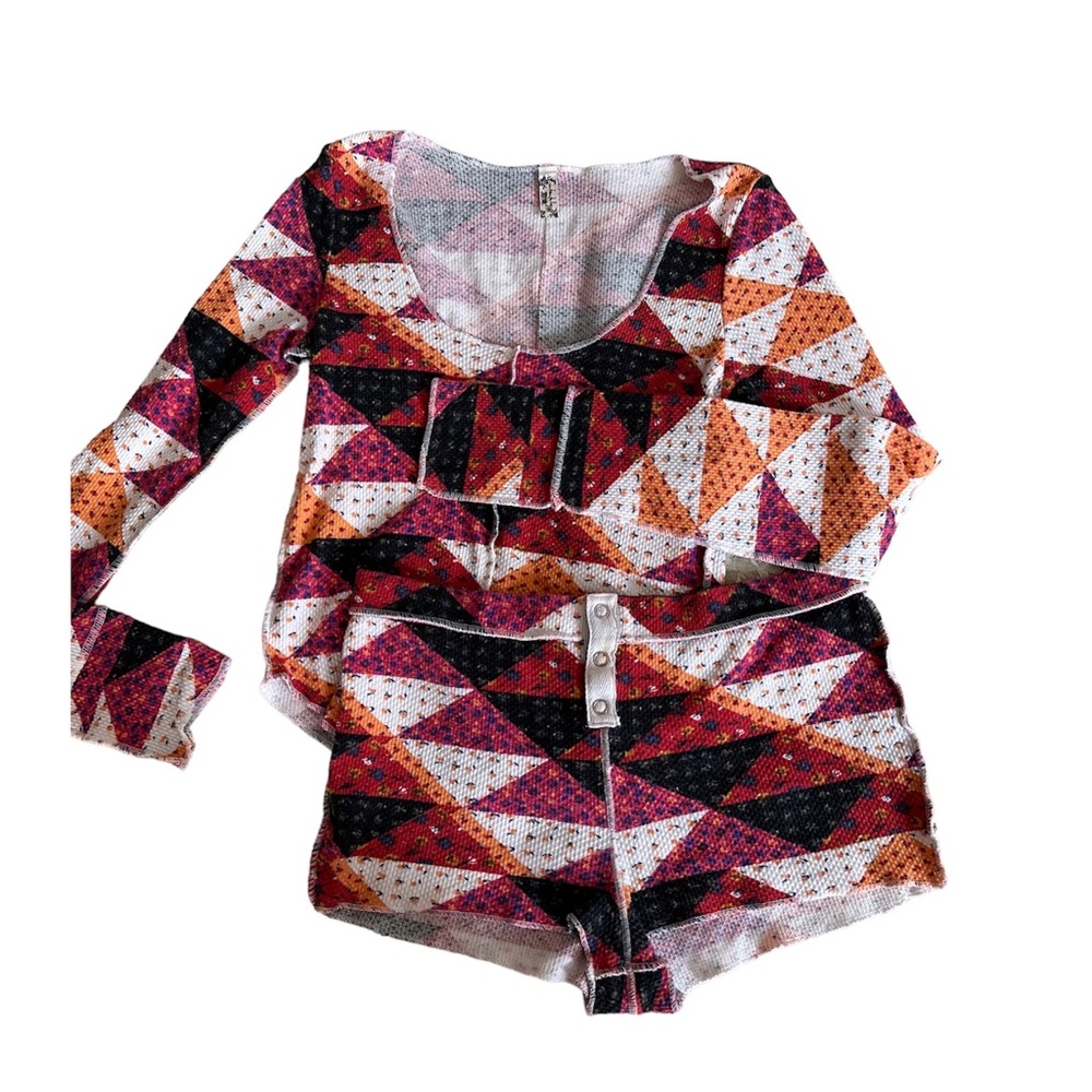 Free People Intimately Thermal 2 Piece Set